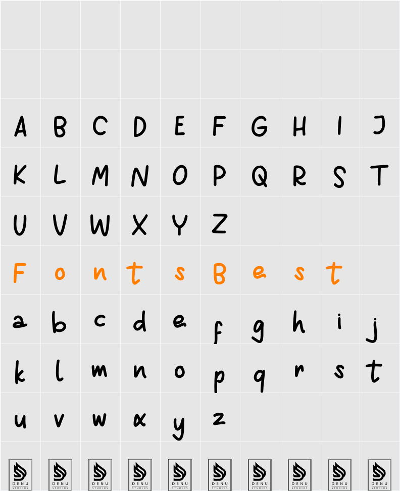 Beginning Joy Character Map