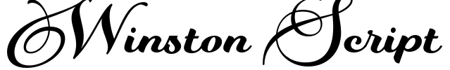 Winston Script Font Image
