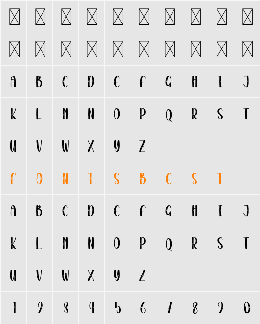 Wintering Character Map