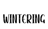 Wintering Font Image