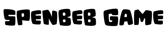 Spenbeb Game Font Image