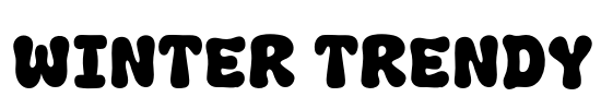 Winter Trendy Font Image