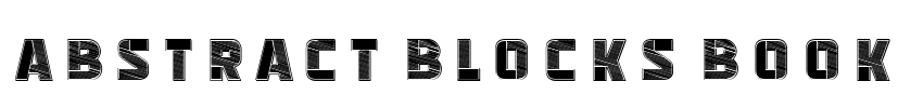 Abstract Blocks Book Font Image