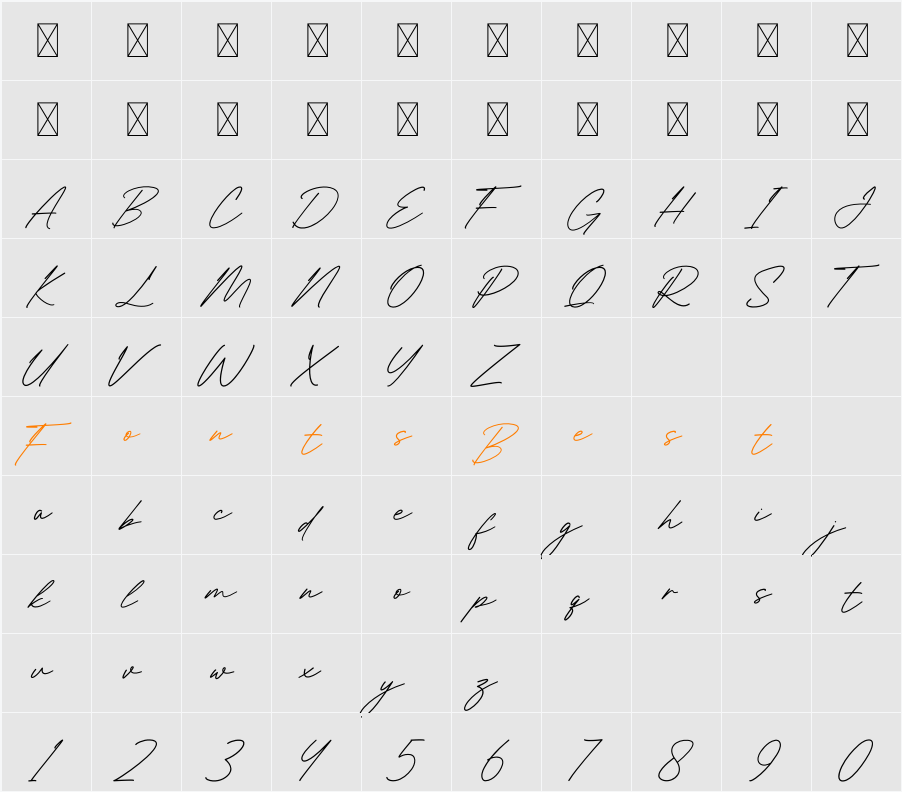 Better Chill Character Map