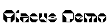 Alacus Demo Font Image