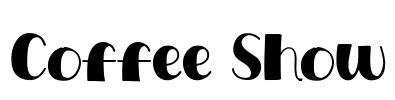 Coffee Show Font Image