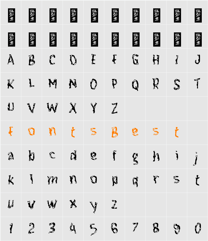 f Firogas Character Map