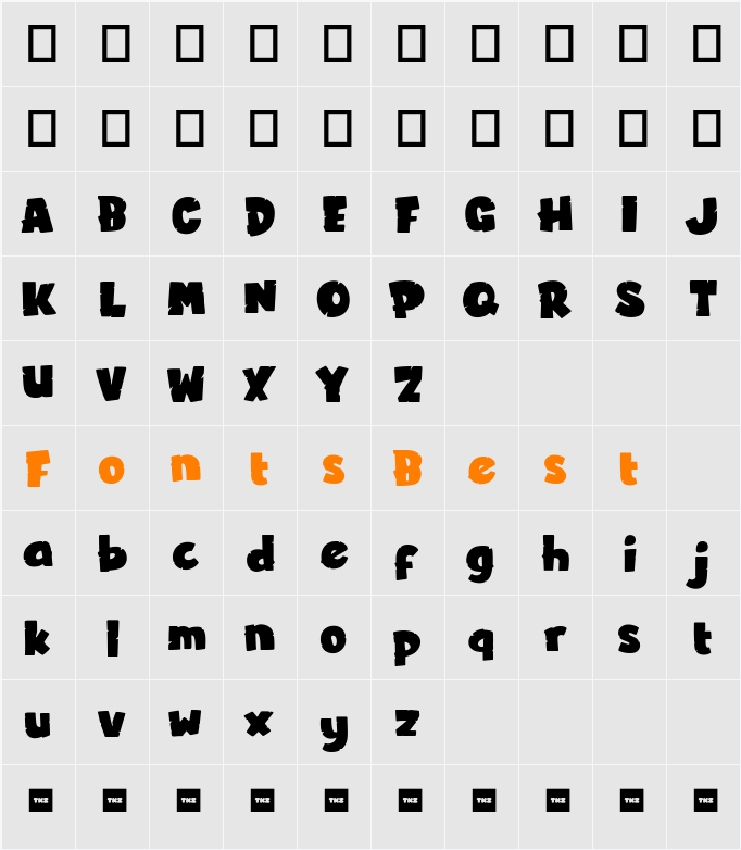 Pine Quest Demo Character Map