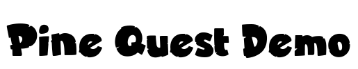 Pine Quest Demo Font Image