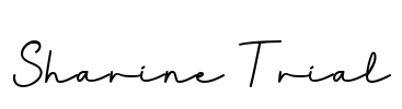 Sharine Trial Font Image
