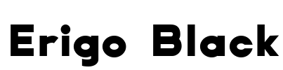 Erigo Black Font Image