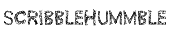 SCRIBBLEHUMMBLE Font Image