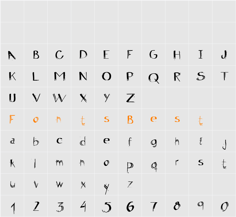 Artmar Character Map