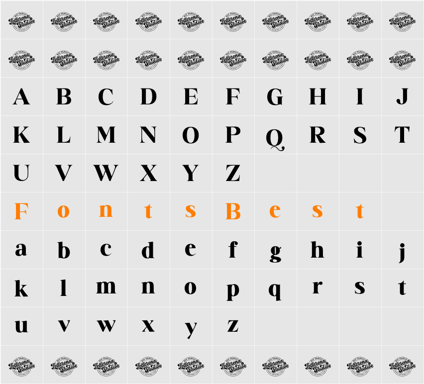 Badilna DEMO VERSION Character Map