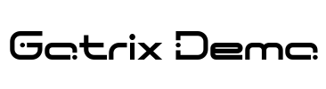 Gotrix Demo Font Image
