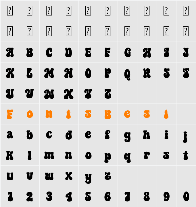 Enjoy Forest Character Map