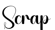 Scrap Font Image