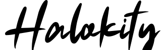 Halokity Font Image
