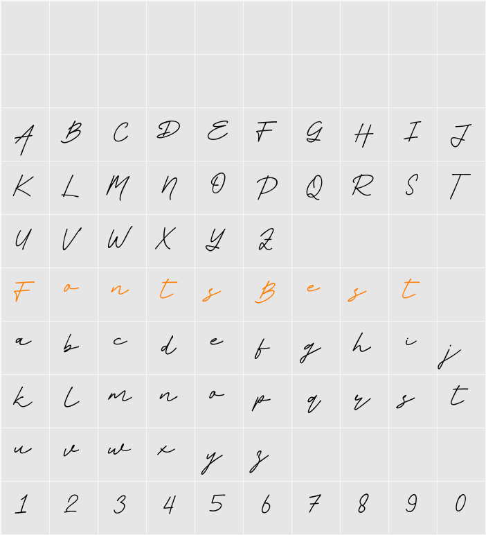 All Always Character Map
