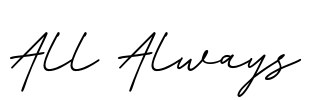 All Always Font Image