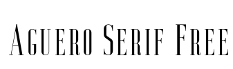 Aguero Serif Free