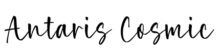 Antaris Cosmic Font Image
