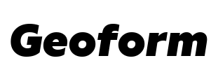 Geoform Font Image