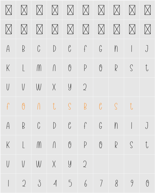 Small Dog Character Map