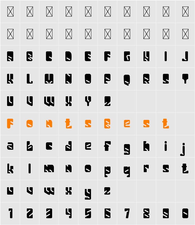 ASHOKA Character Map