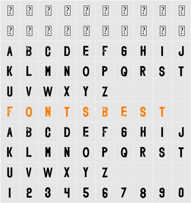 Breakthrough Character Map
