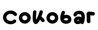 Cokobar Font Image