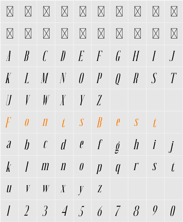 River SHINE Character Map