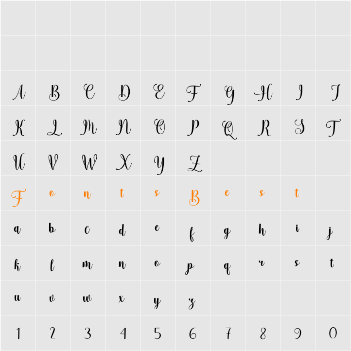 Slatigen Character Map