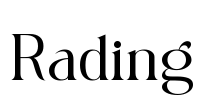 Rading Font Image