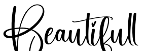 Beautifull Font Image