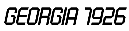 Georgia 1926 Font Image