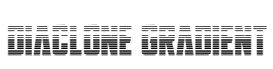 DiaClone Gradient Font Image