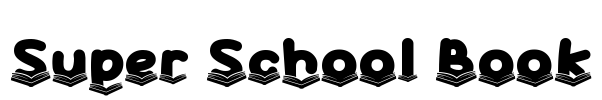 Super School Book Font Image