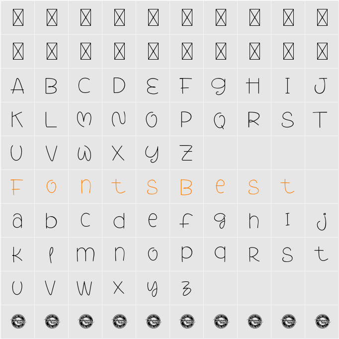 Lovely Mine Demo Character Map
