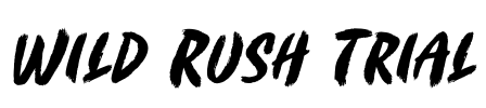 Wild Rush Trial Font Image
