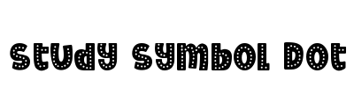 Study Symbol Dot Font Image