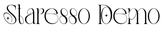 Staresso Demo Font Image