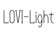 LOVI-Light Font Image