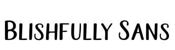 Blishfully Sans Font Image