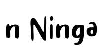n Ninga Font Image