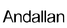 Andallan Font Image