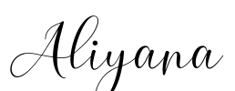 Aliyana Font Image