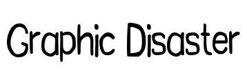 Graphic Disaster Font Image