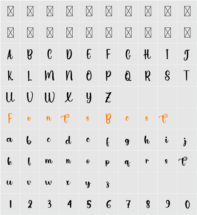 Sunday Hunting Character Map