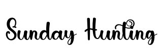 Sunday Hunting Font Image